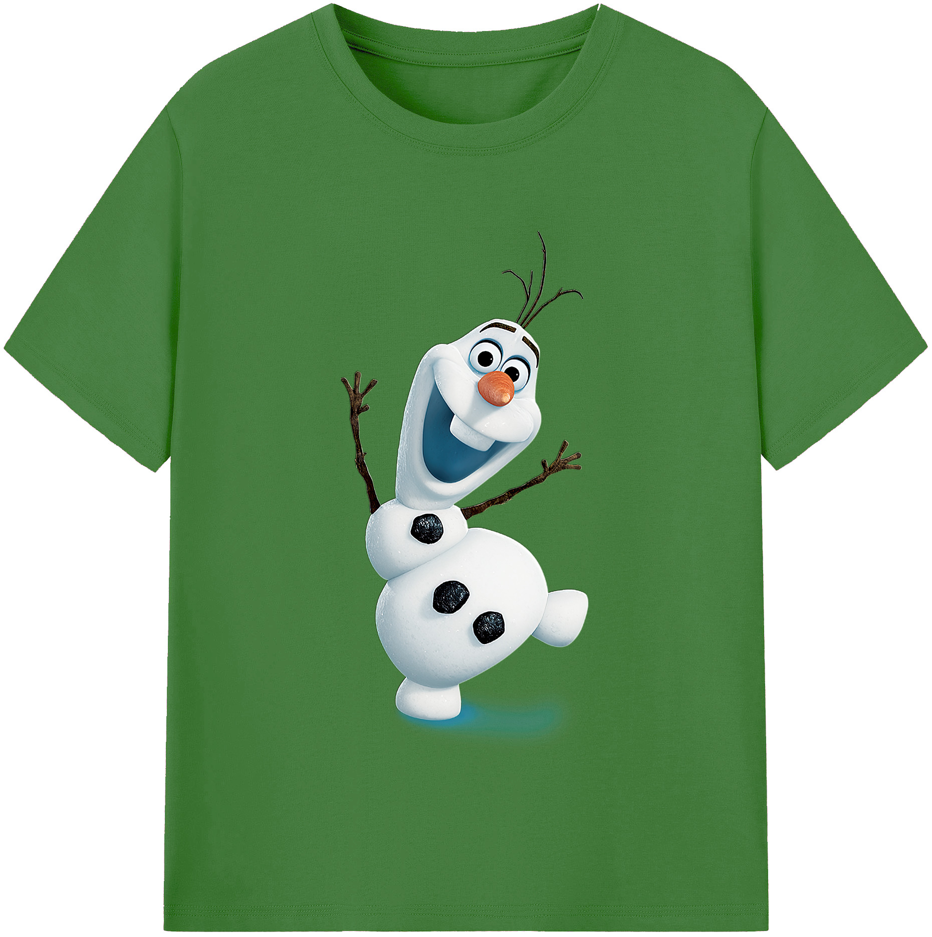 （画像用） アナと雪の女王 アンナ エルサ Frozen Anna Elsa レディースカジュアルプリントTシャツ（綿100％）
